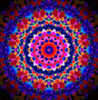Bright Colour Kaleidoscopic Background