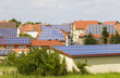 Foto: Dorf mit Solaranlagen Dorf mit Solaranlagen