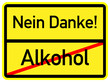 Vektor: Alkohol - Nein Danke Alkohol - Nein Danke