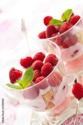 Photo: raspberry dessert raspberry dessert
