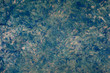 Green background with blue touchs inside studio photographers
