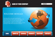 Vektor: Business web template Business web template