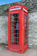 Telephone booth in England