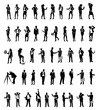a large set of business people