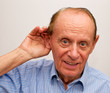 Schwerhöriger Mann - Hardness of Hearing