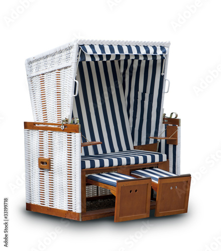 Foto: Strandkorb freigestellt Strandkorb freigestellt