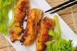 Oriental style fried prawns