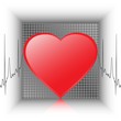 The heartbeat, vector illustration, eps10