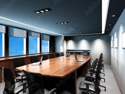 Illustration: Office meeting room Office meeting room