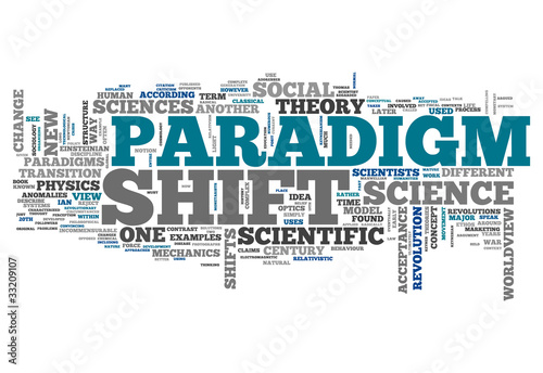 Illustration: Word Cloud "Paradigm Shift" Word Cloud "Paradigm Shift"