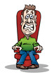 Anxious man