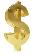 Photorealistic Symbol of a Dollar