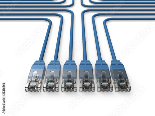 Illustration: Networking,Network cables,LAN cables Networking,Network cables,LAN cables