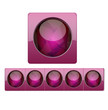 WebButtonsCO - Plastic Pink Web Buttons