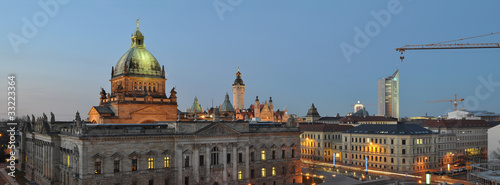 Foto: Panorama Skyline Leipzig City Panorama Skyline Leipzig City