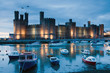 Caernarfon castle , North Wales