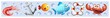 Animali Mare Sfondo Banner-Sea Animal Background-Vector-3
