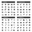 100 Black Web Icons