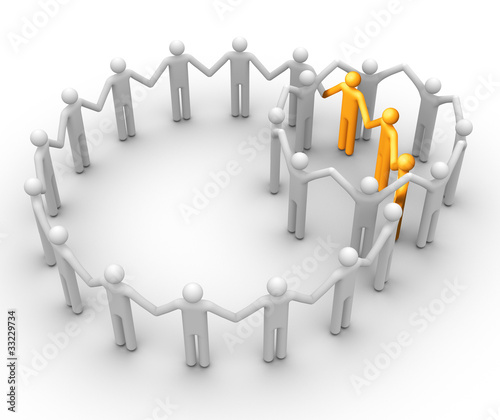 Illustration: Group of People Group of People