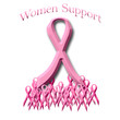 pink ribbon volunteers
