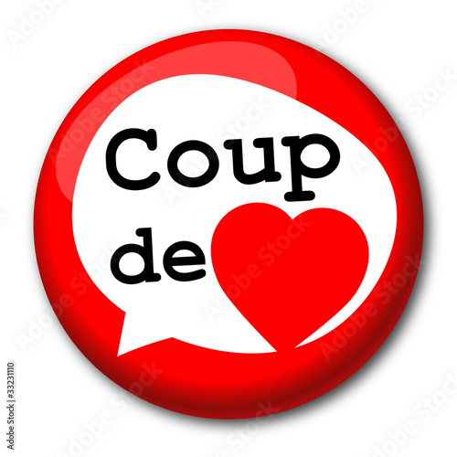 Vektor: Badge "Coup de coeur" Badge "Coup de coeur"