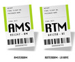 Airport tag bags - Pays-bas