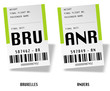 Airport tag bags - Belgique
