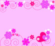 Illustration: Hearts and flowers Hearts and flowers