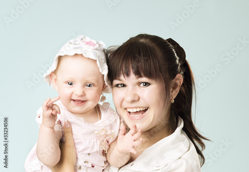 Photo: Happy mother with a child Happy mother with a child