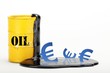 Oelfass gelb mit Euro 1
