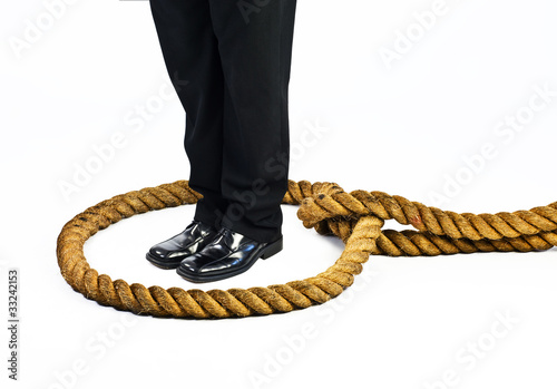 Photo: businessman in trap businessman in trap