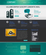 Website design template