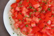 Tartare de tomate au thon