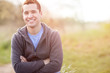 Photo: Mixed race man smiling Mixed race man smiling
