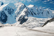 Man on glacier