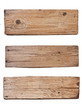 old wooden board  isolated on white background