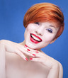 Cheerful beauty