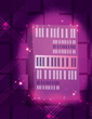 Vector: Shining cube club flyer background. Shining cube club flyer background.