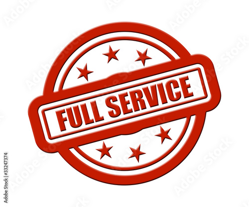 Illustration: Sternen Stempel rot rel FULL SERVICE Sternen Stempel rot rel FULL SERVICE