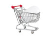 Photo: mouse in a shopping trolley mouse in a shopping trolley