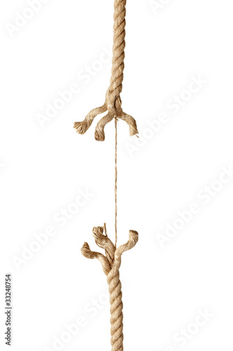 Photo: rope string risk damaged rope string risk damaged