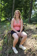 Hübsche Blondine beim Relaxen Hübsche Blondine beim Relaxen
