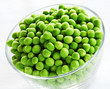 Young green peas