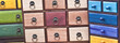 Wooden pigeonholes
