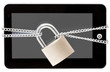 Touchscreen tablet security concept