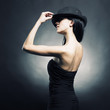 Young lady in hat