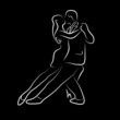 Logo tango ballet # Vector