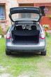 Empty trunk of the car Empty trunk of the car