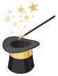 Magic hat and stick
