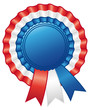 American cockade. Rosette ribbon.